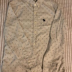 Boys Abercrombie Long sleeve button up shirt. Size 11/12.